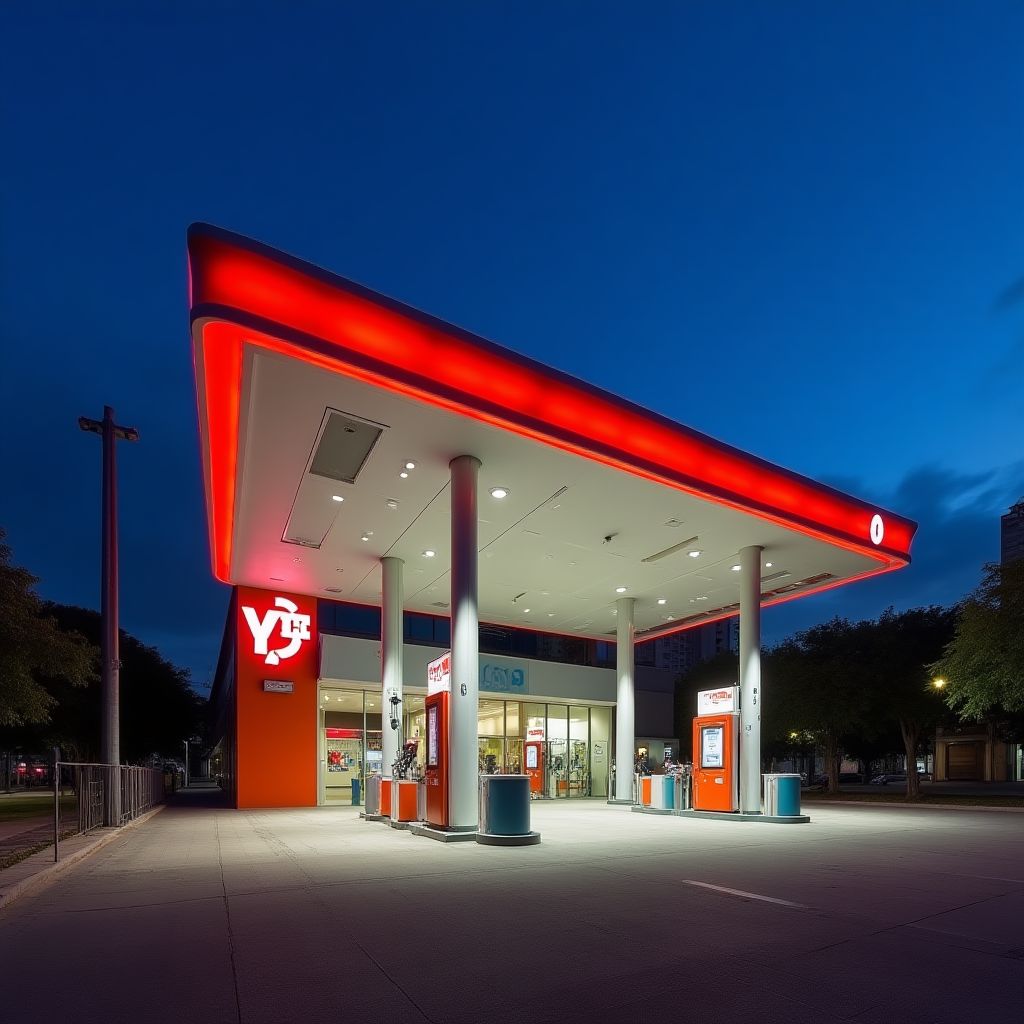 Estación moderna YPF